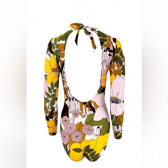 La DoubleJ. Iconic Floral Print women's one piece swimsuit size XS NWOT - Picture 3 of 8